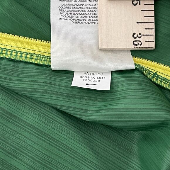 Oregon Ducks Jacket Mens XL Green Nike Sideline 1/4 Zip Coach Lightweight Vented - Picture 7 of 15